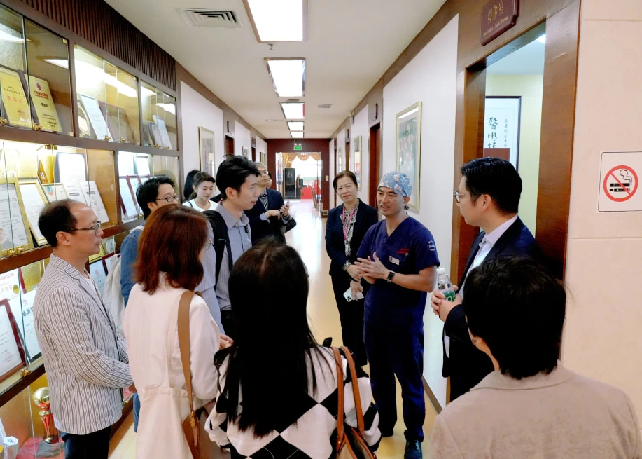 工聯會代表團參觀愛康健醫療設施